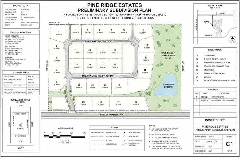 Subdivision Design Plans in the USA
