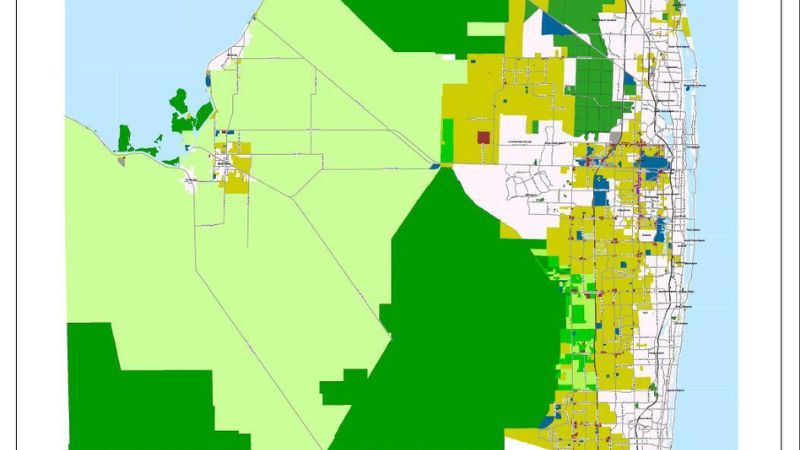 Palm Beach County site plan requirements Florida layout