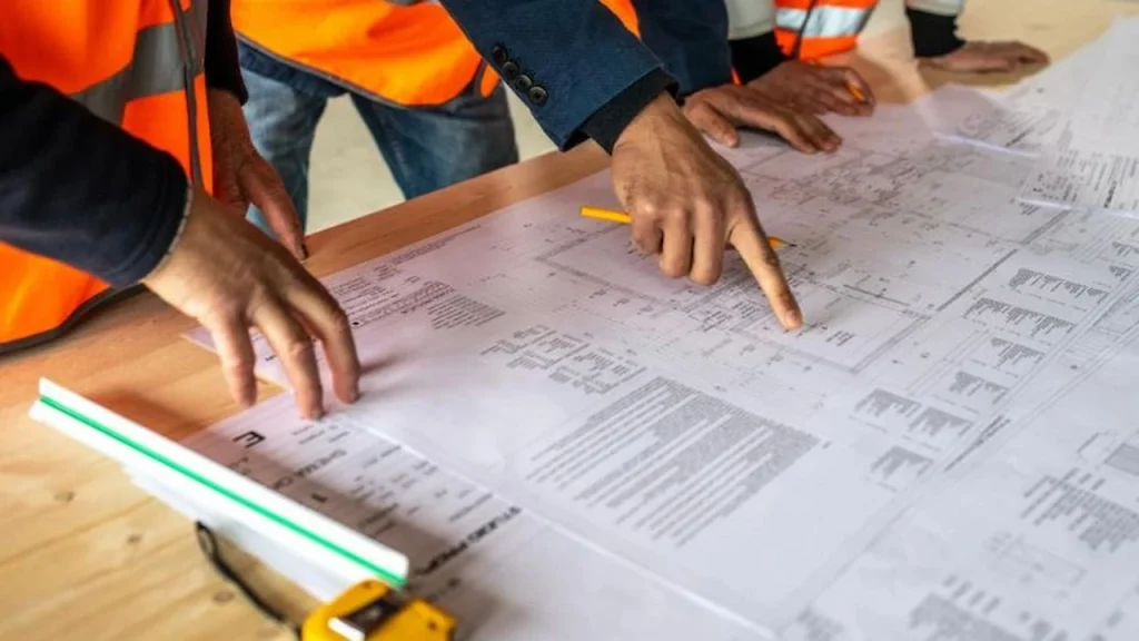 Florida building department reviewing site plan for permit approval