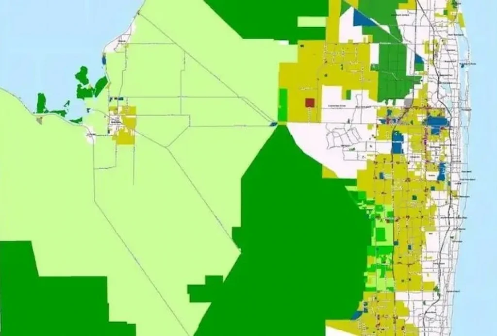Palm Beach County site plan requirements Florida layout