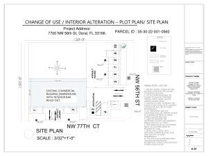 Commercial Warehouse Change of Use & Interior Build-Out — Doral, Florida