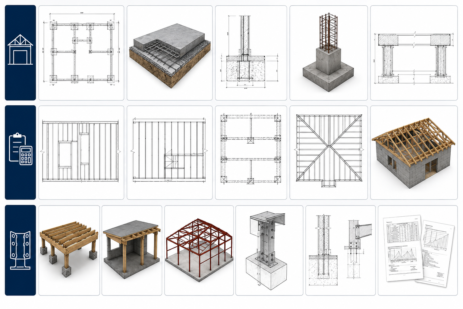 Structural drawings — Lee County, Florida