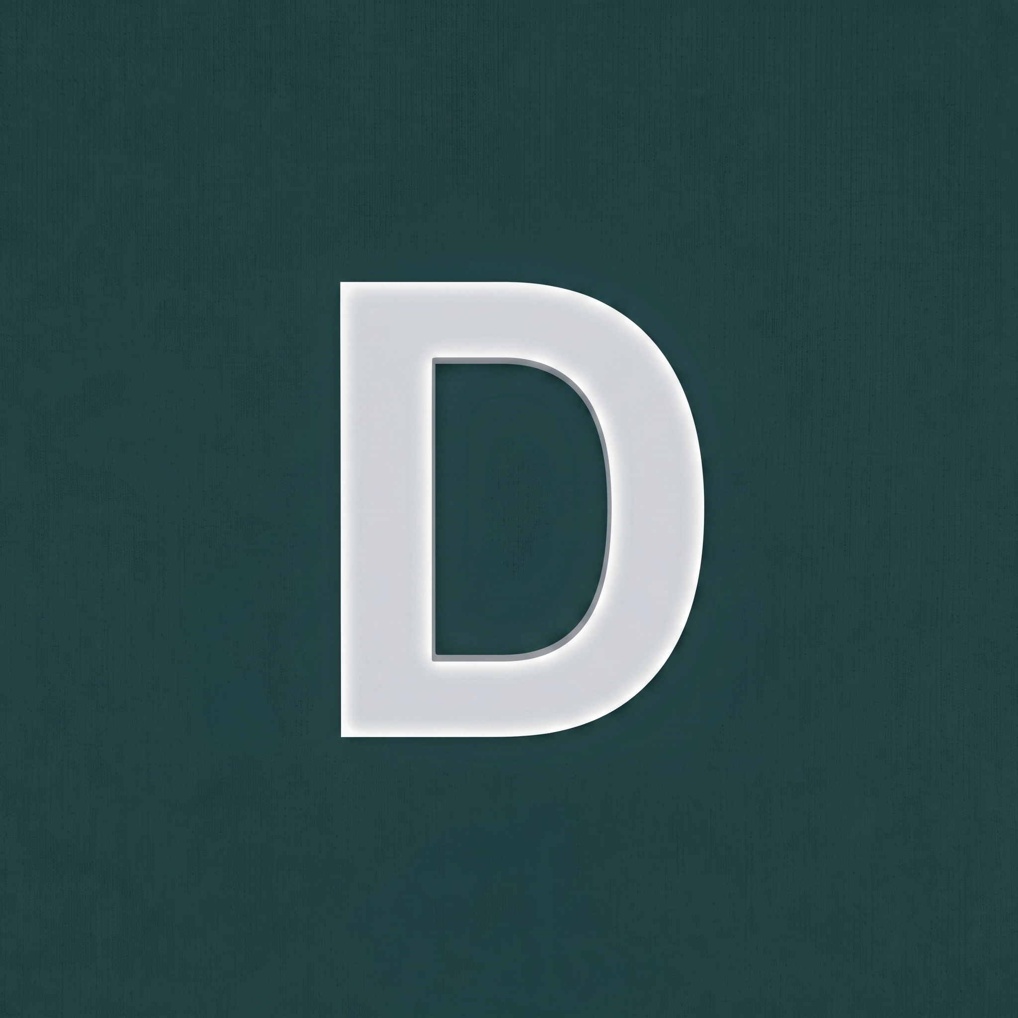 Dark teal circle with a white letter D representing Permit Review and Resubmittal Support.